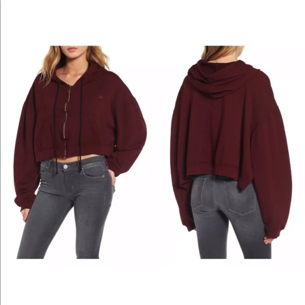 Hudson cropped hoodie.